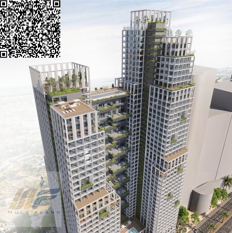 Own a one-bedroom apartment with a direct sea view – Mojan Project, -Ajman Corniche