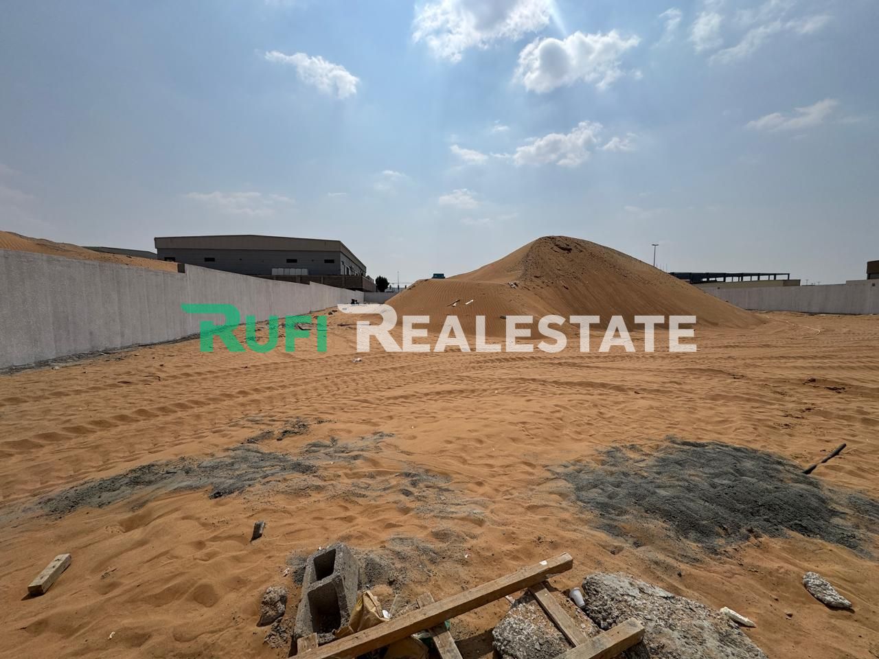 Open yard with small warehouse Available for Rent