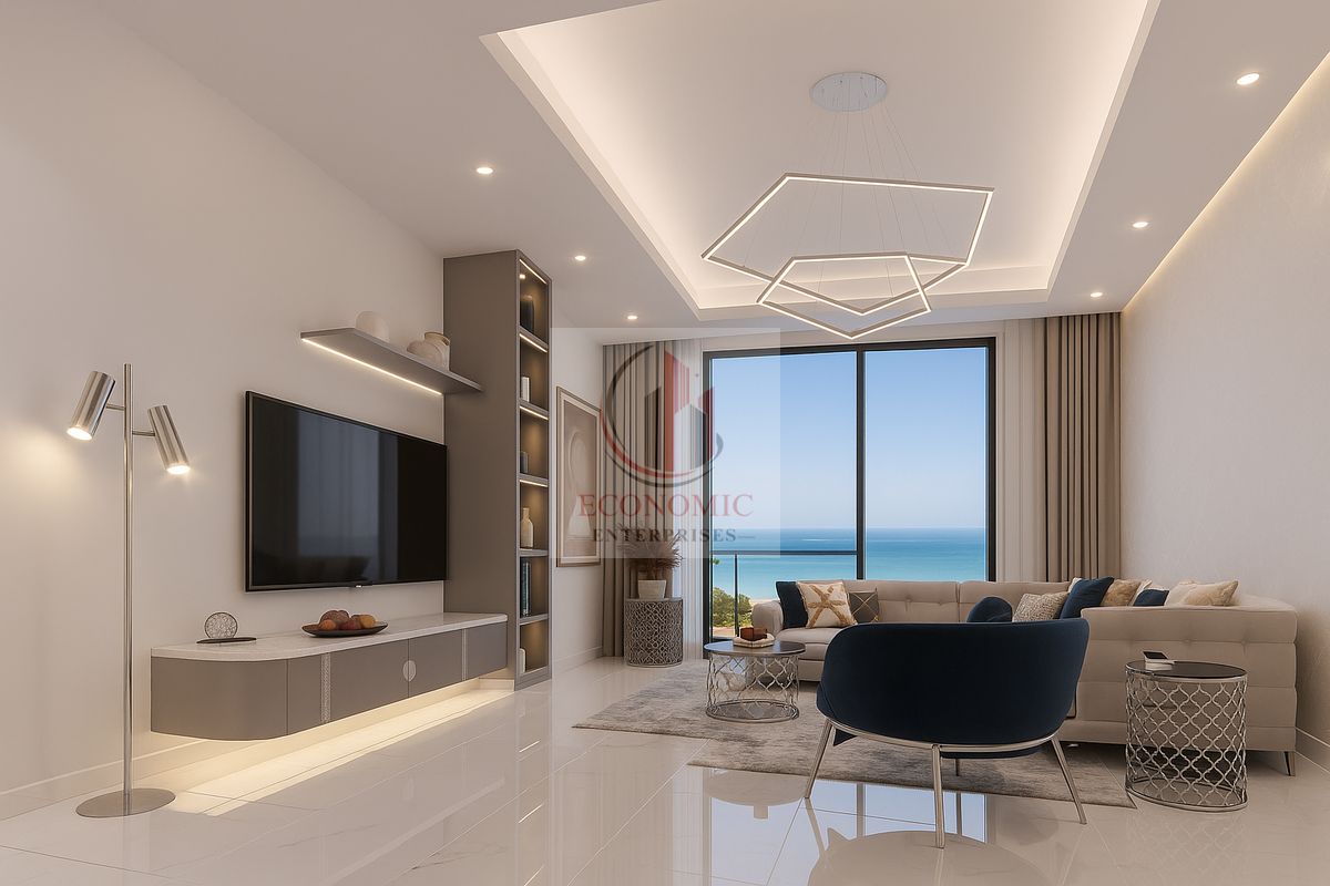 Spacious Sea-View Family Apartment… 3-Bedroom + Maid’s Room in Faradis Tower – Al Mamzar