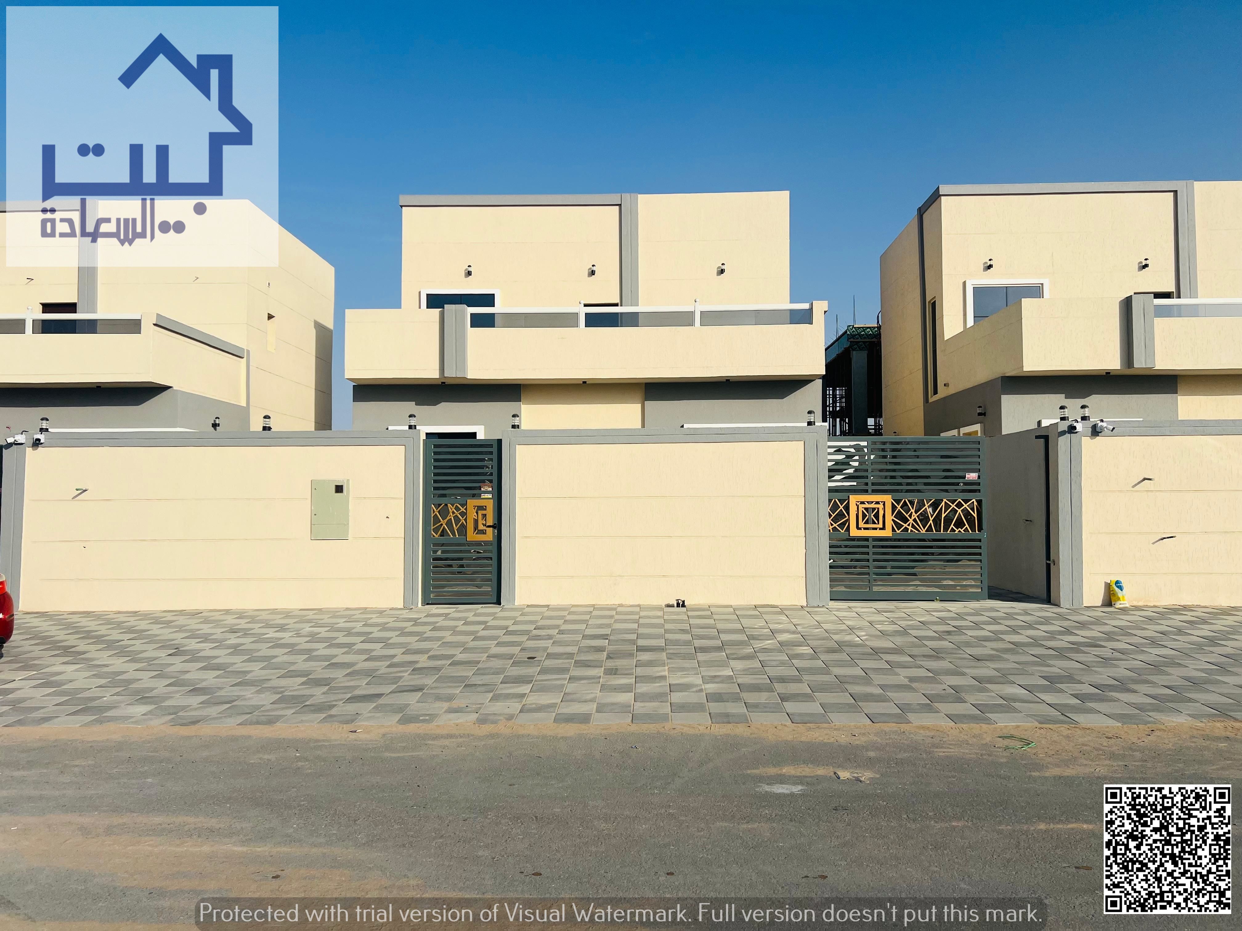 Luxury villa for sale in Al Zahia area. Prime location, elegant design, high-quality finishes, and spacious areas that meet all comfort and privacy re