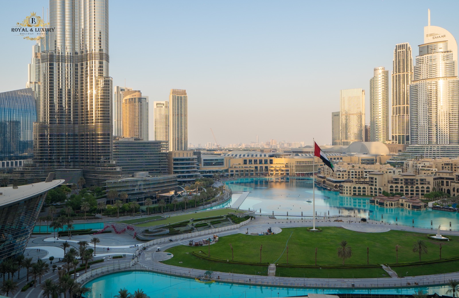 Overlooking Burj Khalifa and Dubai Fountain Views | 3-bedrooms with Maids Room