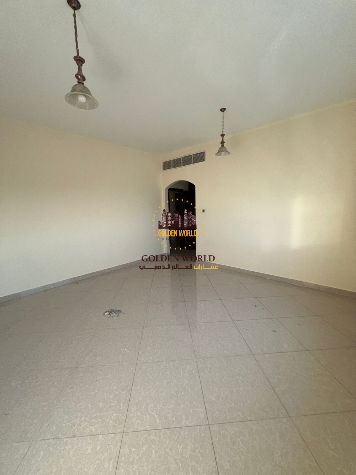 Spacious apartment for rent in Sharjah – Al Majaz 3, featuring 2 bedrooms and a living room with a balcony providing excellent natural light and venti