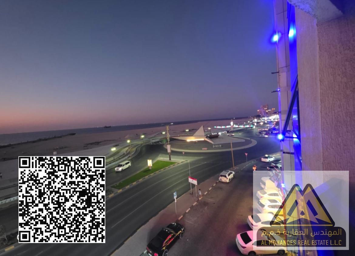 Good space | Very prime location on Ajman Corniche | Elegant and quiet building