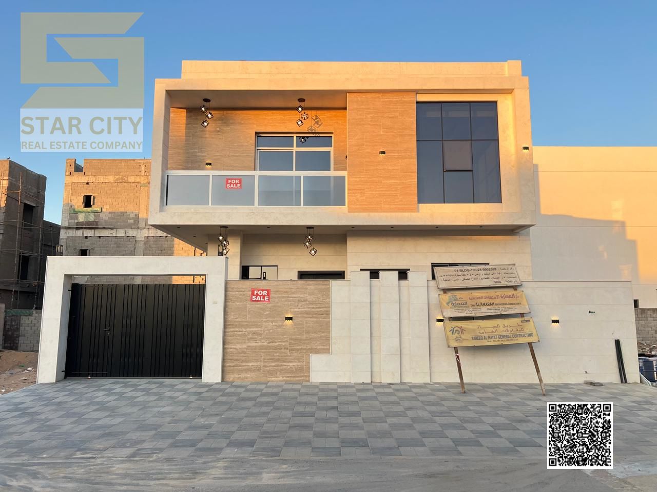 Luxury Modern Villa for Sale in the Heart of Al Bahya – Ajman with Bank Financing Available for All Nationalities