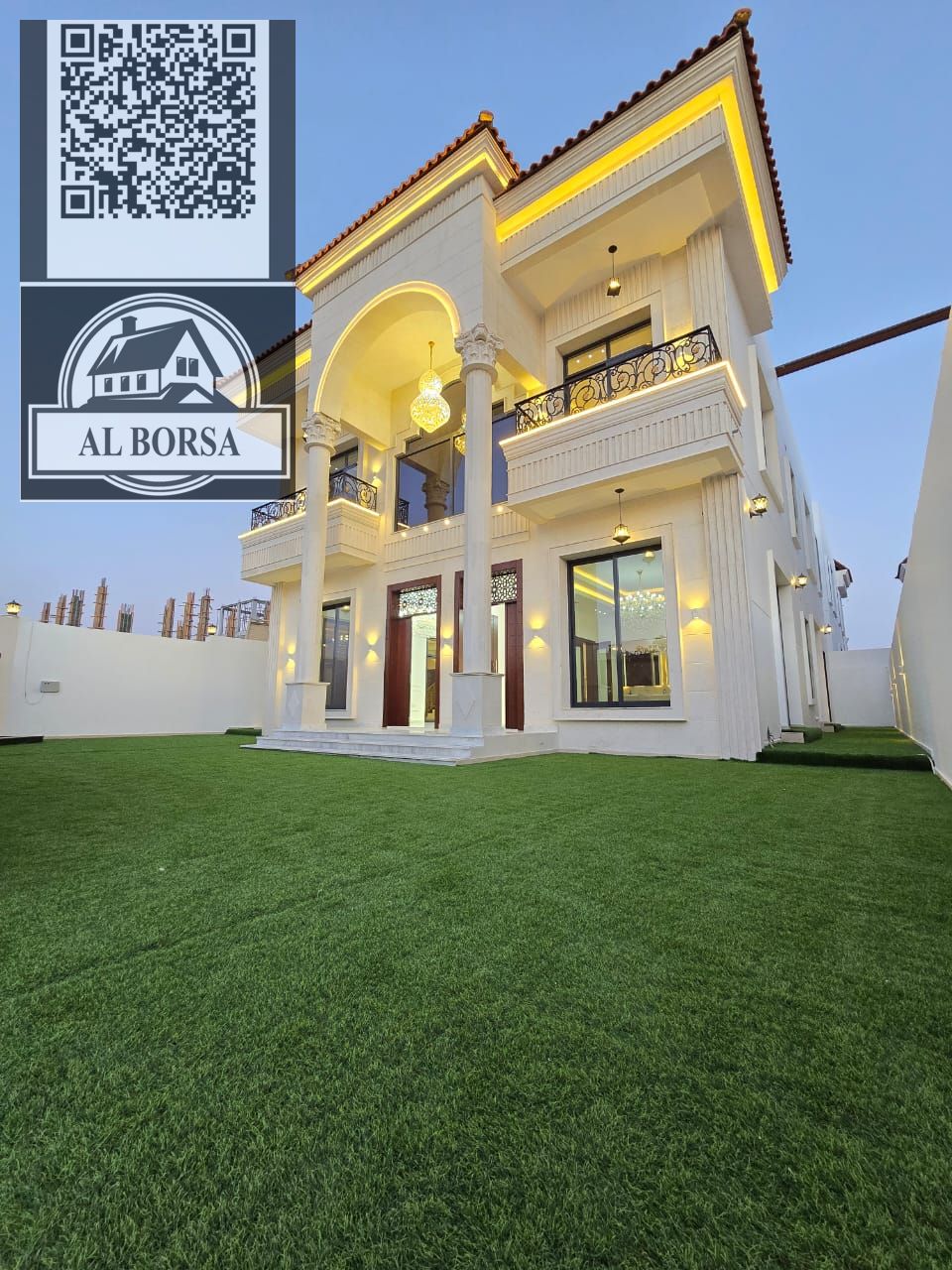 Villa for rent in Ajman Al Helio on the corner of two streets, beautiful location, payment facilities