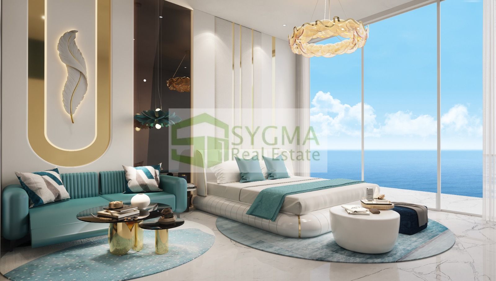 Luxurious| 1 Bedroom Apartment lOblique Sea View