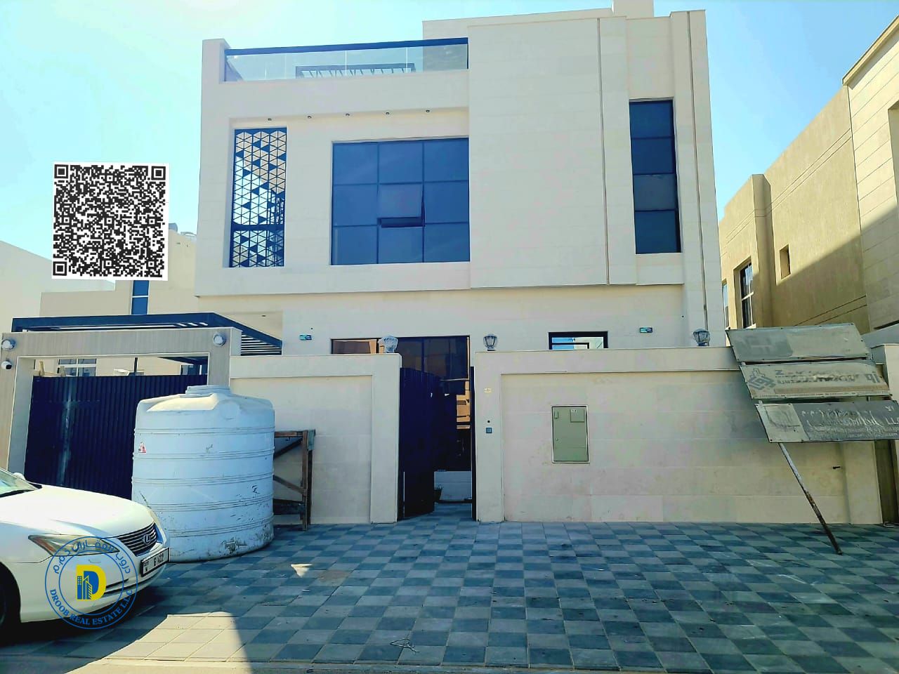 Enjoy luxury in Al Bahia Villa, 7 bedrooms with a pool and roof, including registration fees, freehold ,bank financing