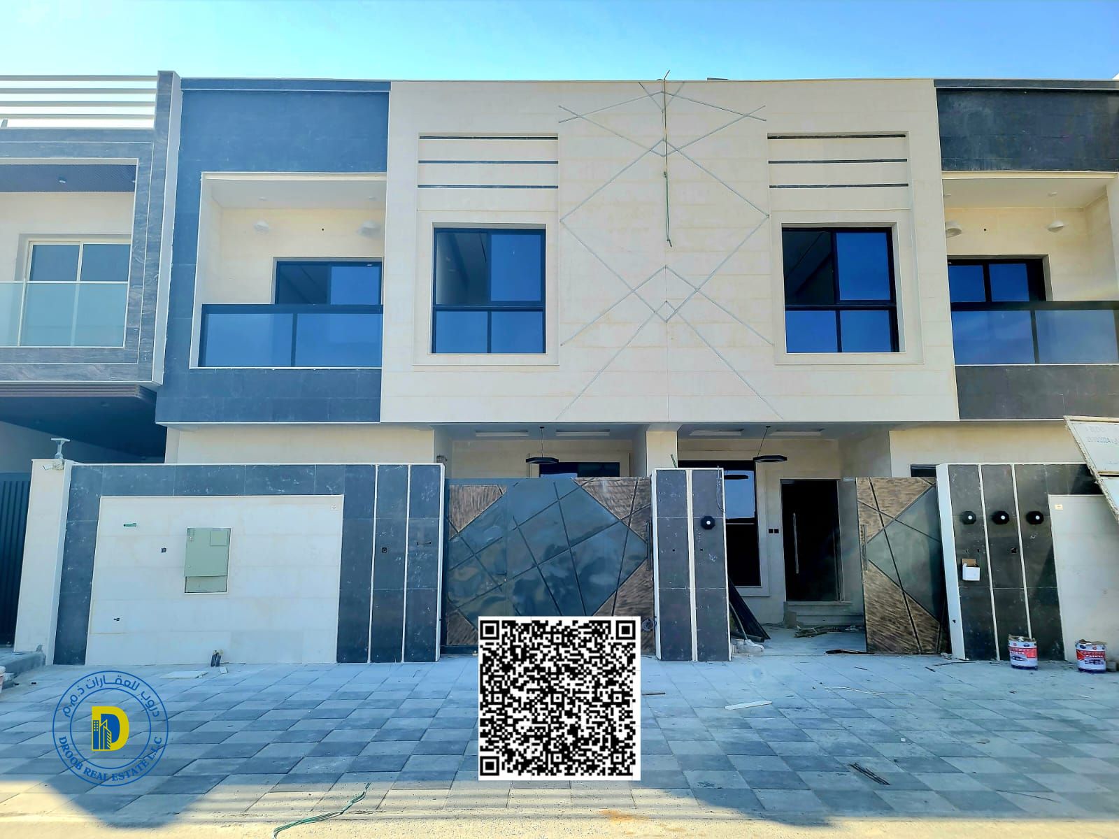 For sale at a great price: 4-bedroom townhouse in Al Bahya, Ajman. Super deluxe finishing. Freehold ,Bank financing