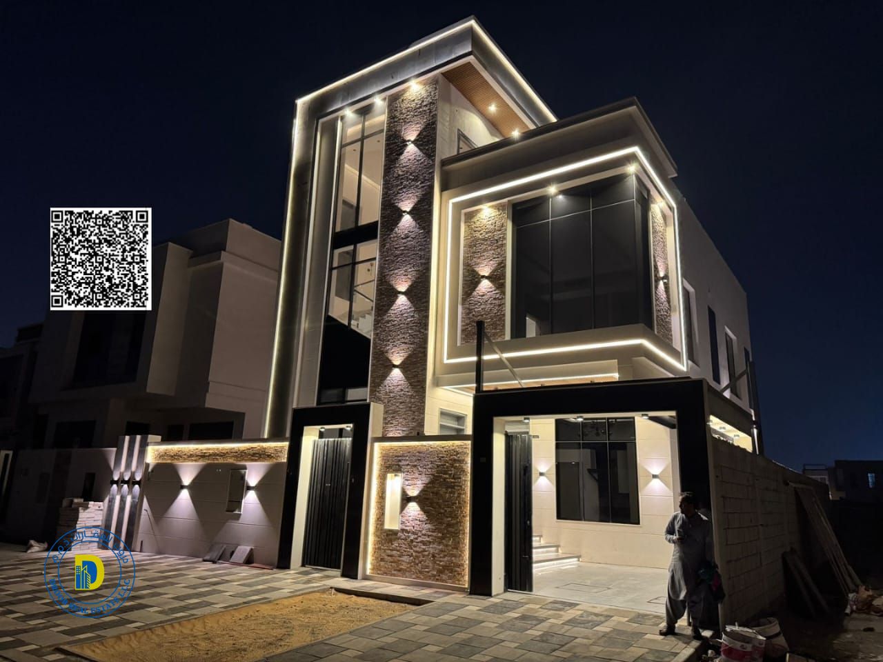 For sale: European-style villa with 5 bedrooms and a roof terrace in Al Yasmeen, Ajman. Enjoy luxurious. Bank financing . Freehold