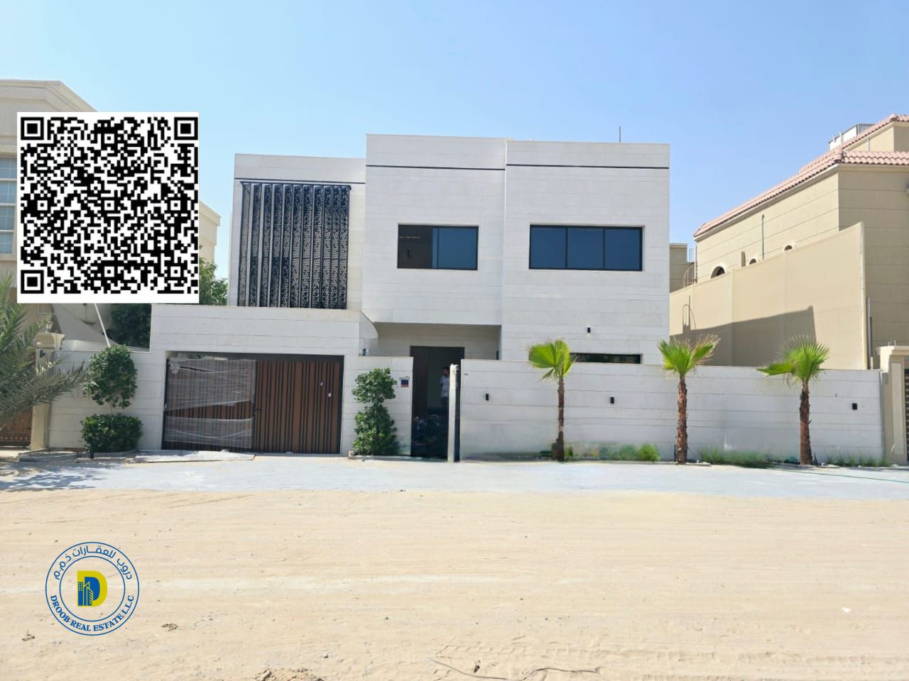 Luxury villa in Al Rawda 1, at an incredible price. 5 bedrooms, pool, electricity and water included. Spacious layout. Freehold . Bank financing