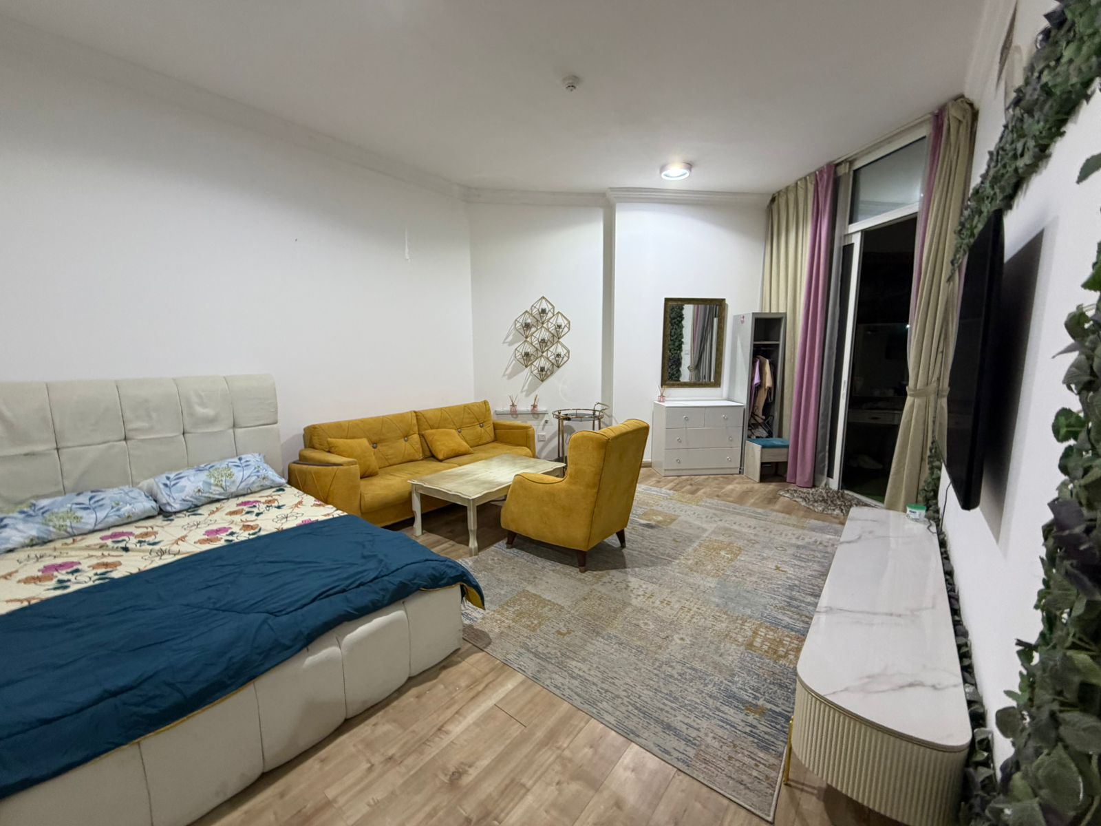 Open view one bedroom hall for sale in Al Waha very special offer great opportunity