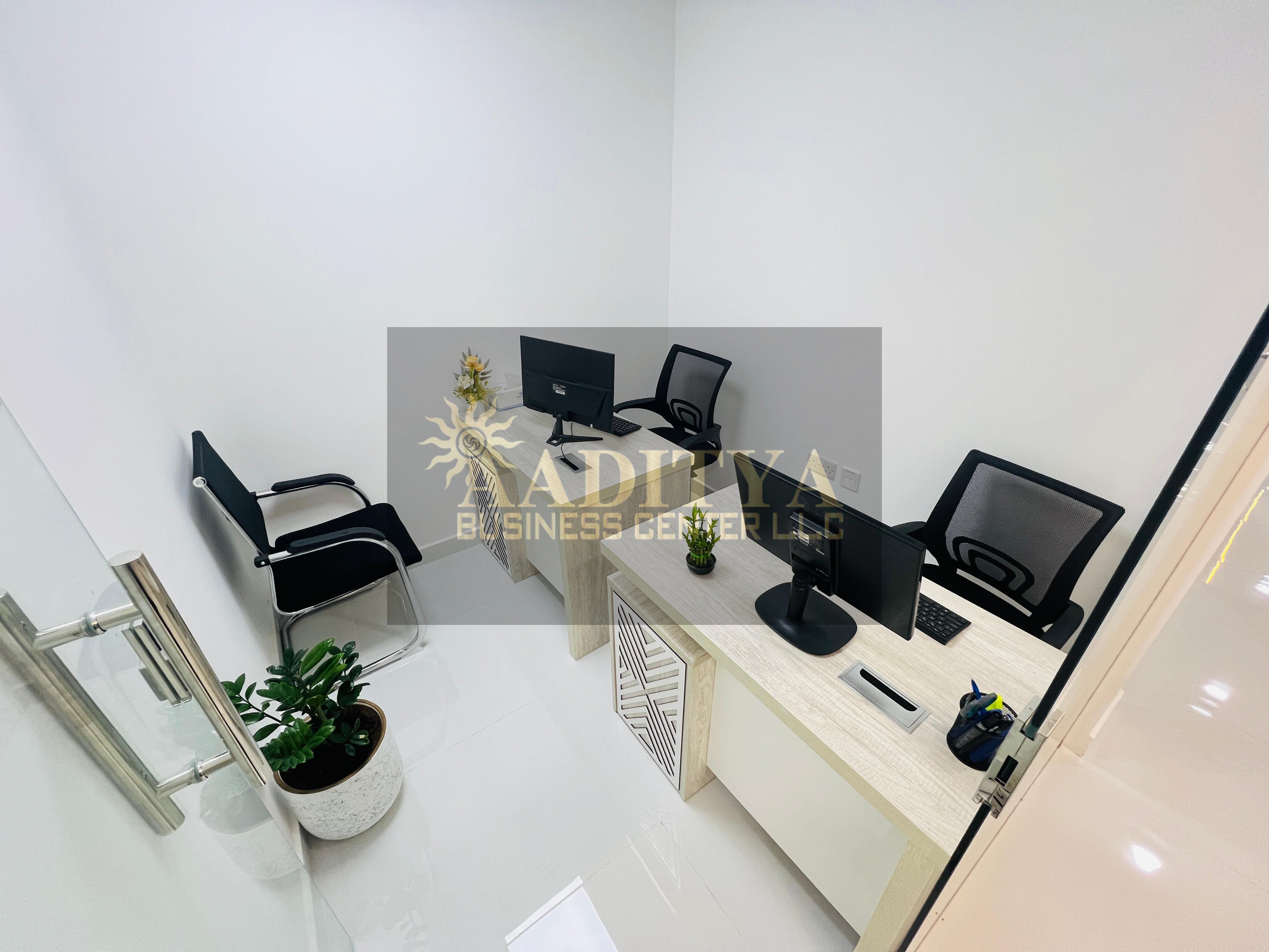 Office with Furniture for Rent with Free Utility No Commission