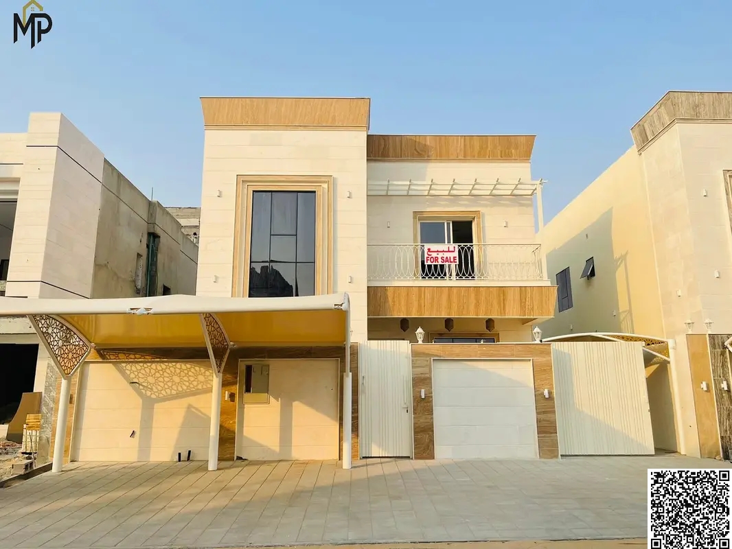Luxury villa for sale in Al Helio 2 – Ajman | 5 master bedrooms | Excellent finishes | Prime location