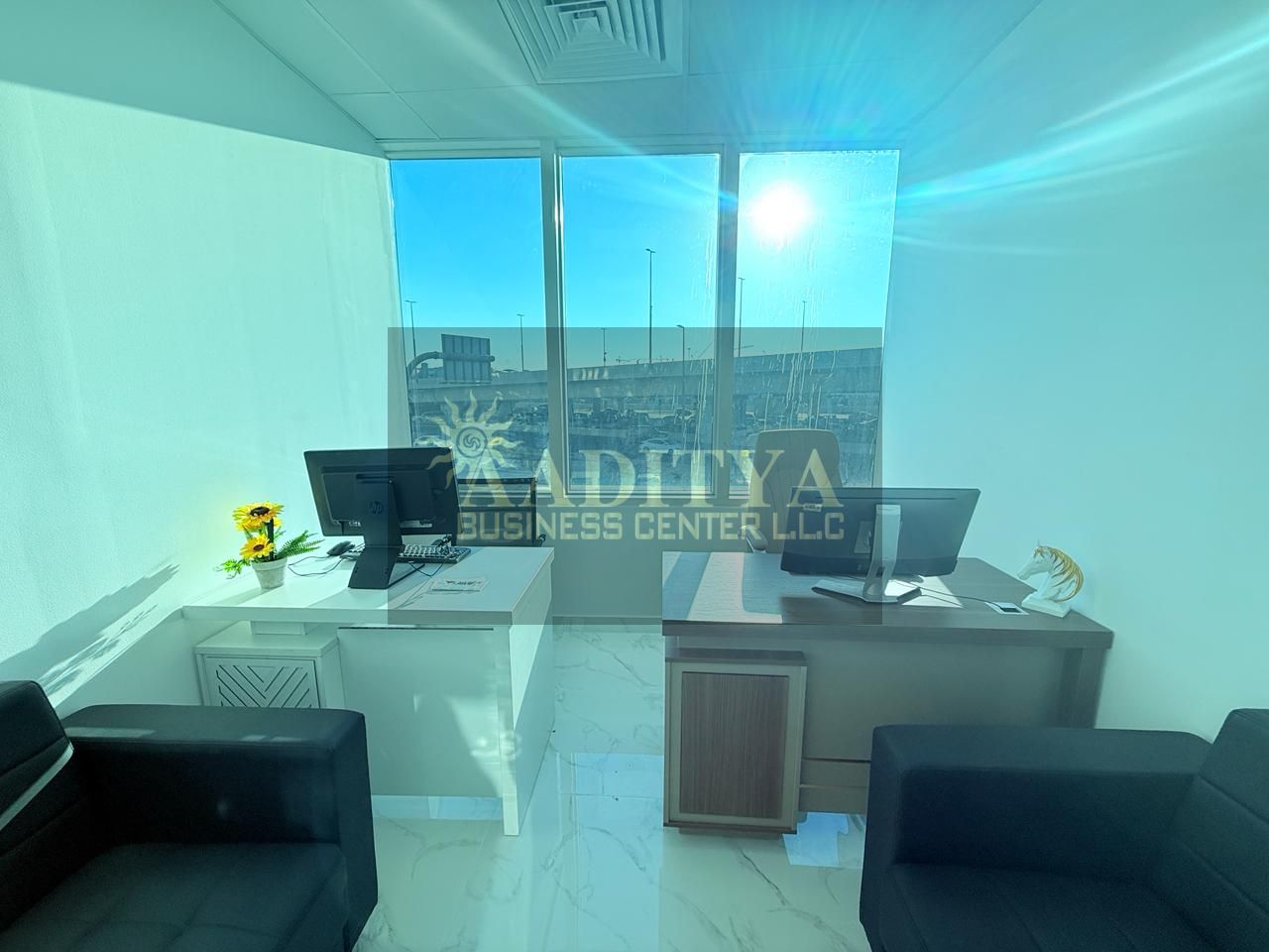 Discover the joy of hassle-free renting| Fully fitted office for Rent