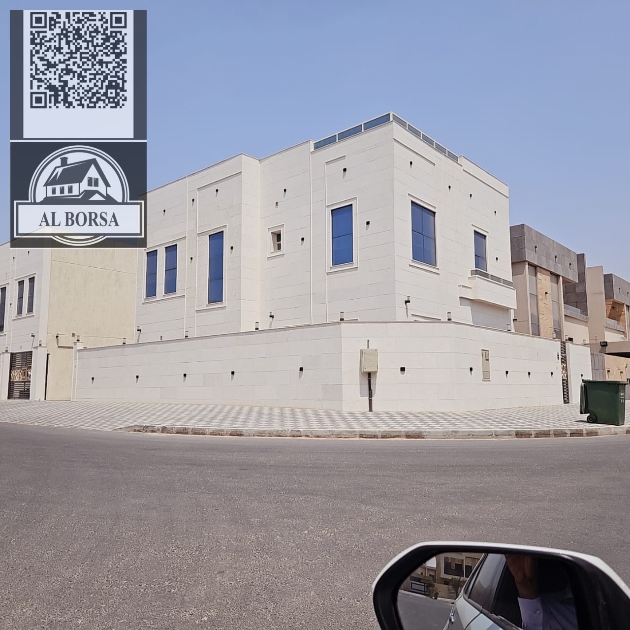 Corner villa for rent in Al Yasmin – 5 master bedrooms + living room + majlis + spacious yard – furnished or unfurnished