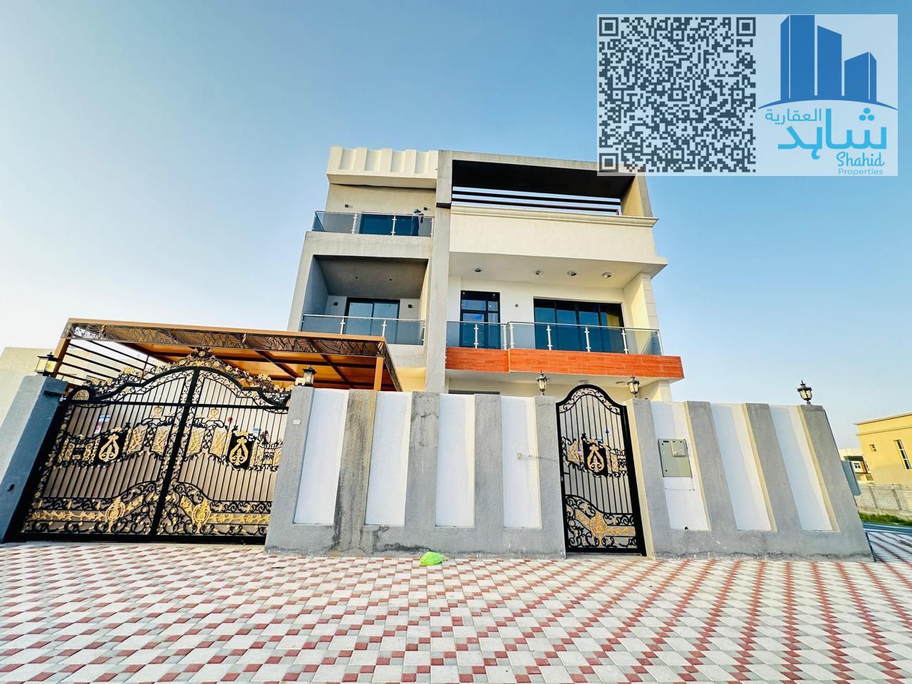 Corner Villa with 7 Bedrooms + Maid Room & Roof | Prime Location in Al Zahya, Ajman