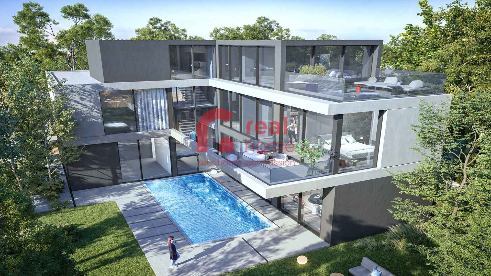 6 Bedroom corner Villa for sale near to handover in Sequoia 2 ,Masaar , Sharjah