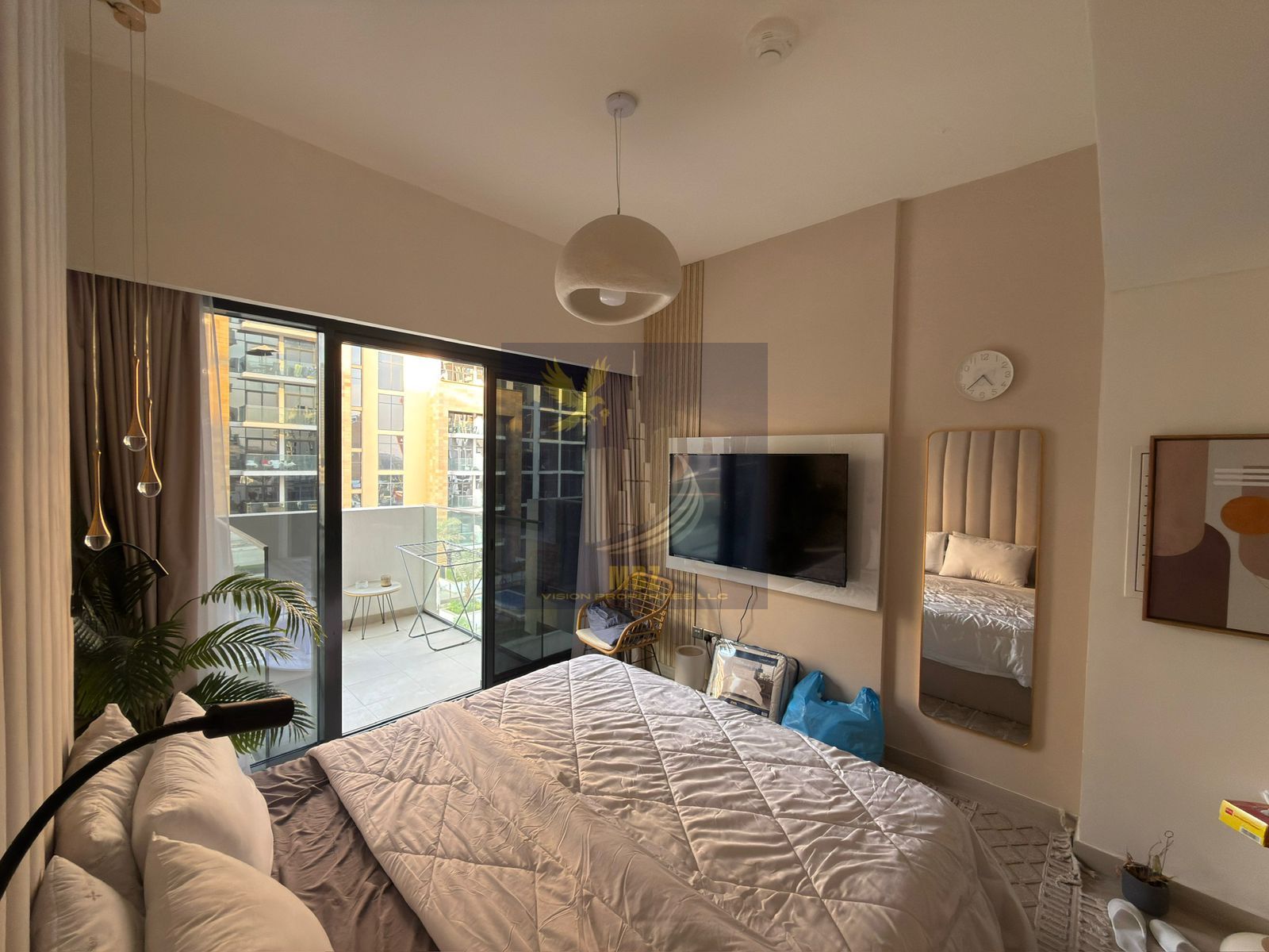 Modern Furnished Studio in Azizi Riviera 25 | Balcony | AED 60,000