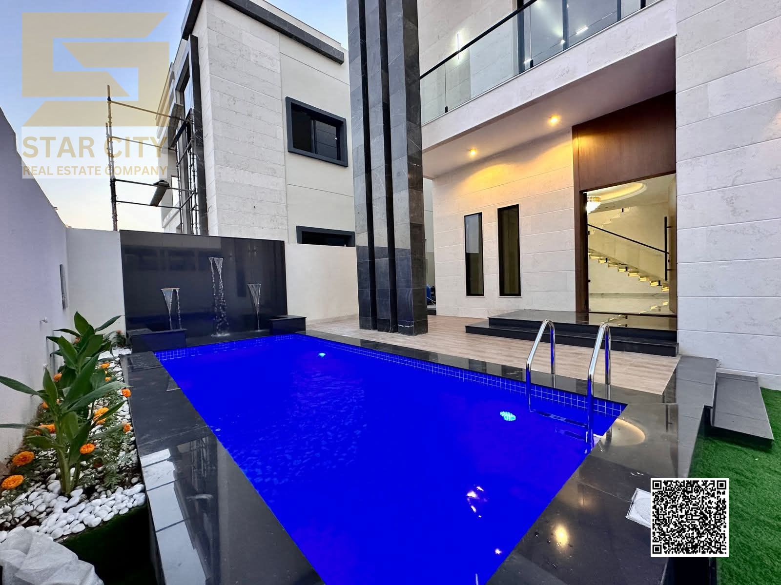 Modern Luxury Villa for Sale in Al Bahya Ajman with Private Pool and Close to Sheikh Mohammed Bin Zayed Road