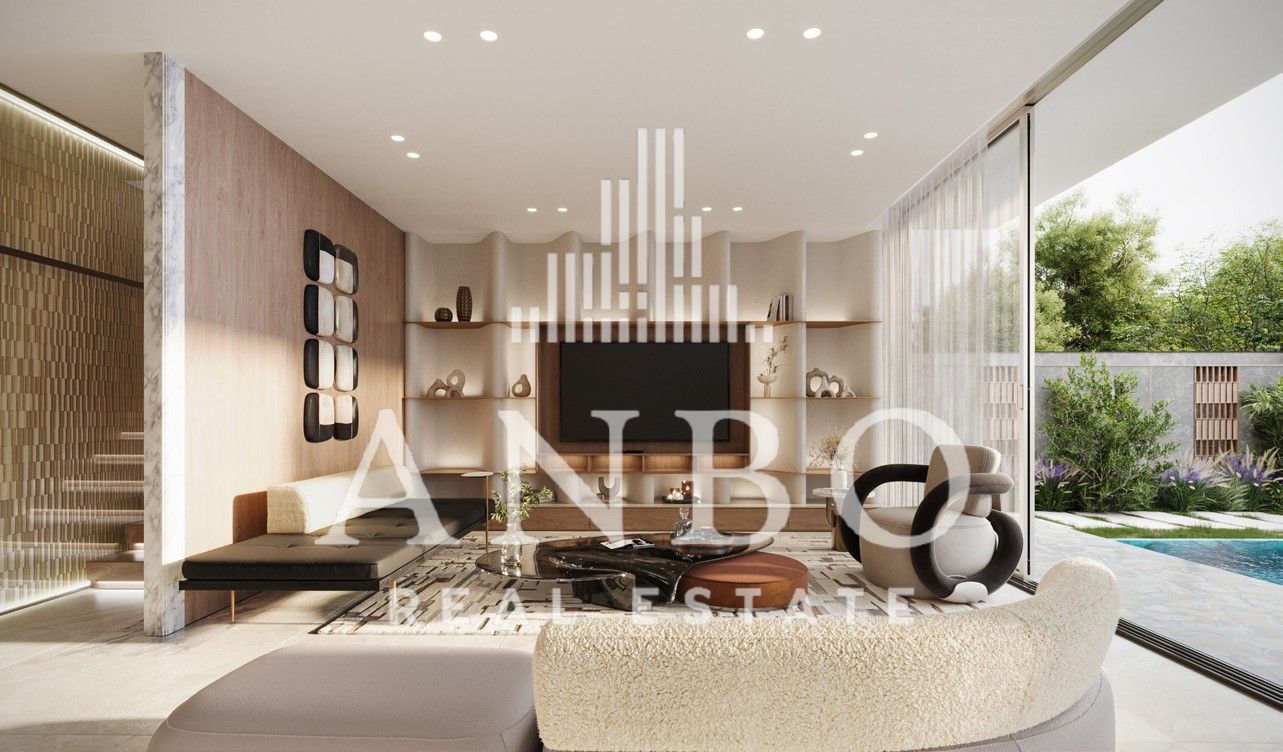Knightsbridge Park Meydan | 4BR Townhouse Type A1 | Middle Unit | Luxury Smart Home with Lagoon Access Dubai