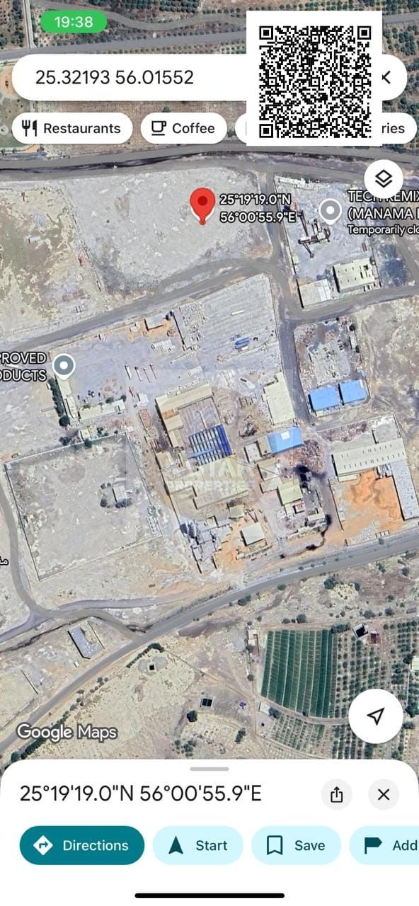 INDUSTRIAL PLOT FOR SALE / /3 SIDE CORNER Location: Al Manama, Ajman Very Close to Etihad Railway Station