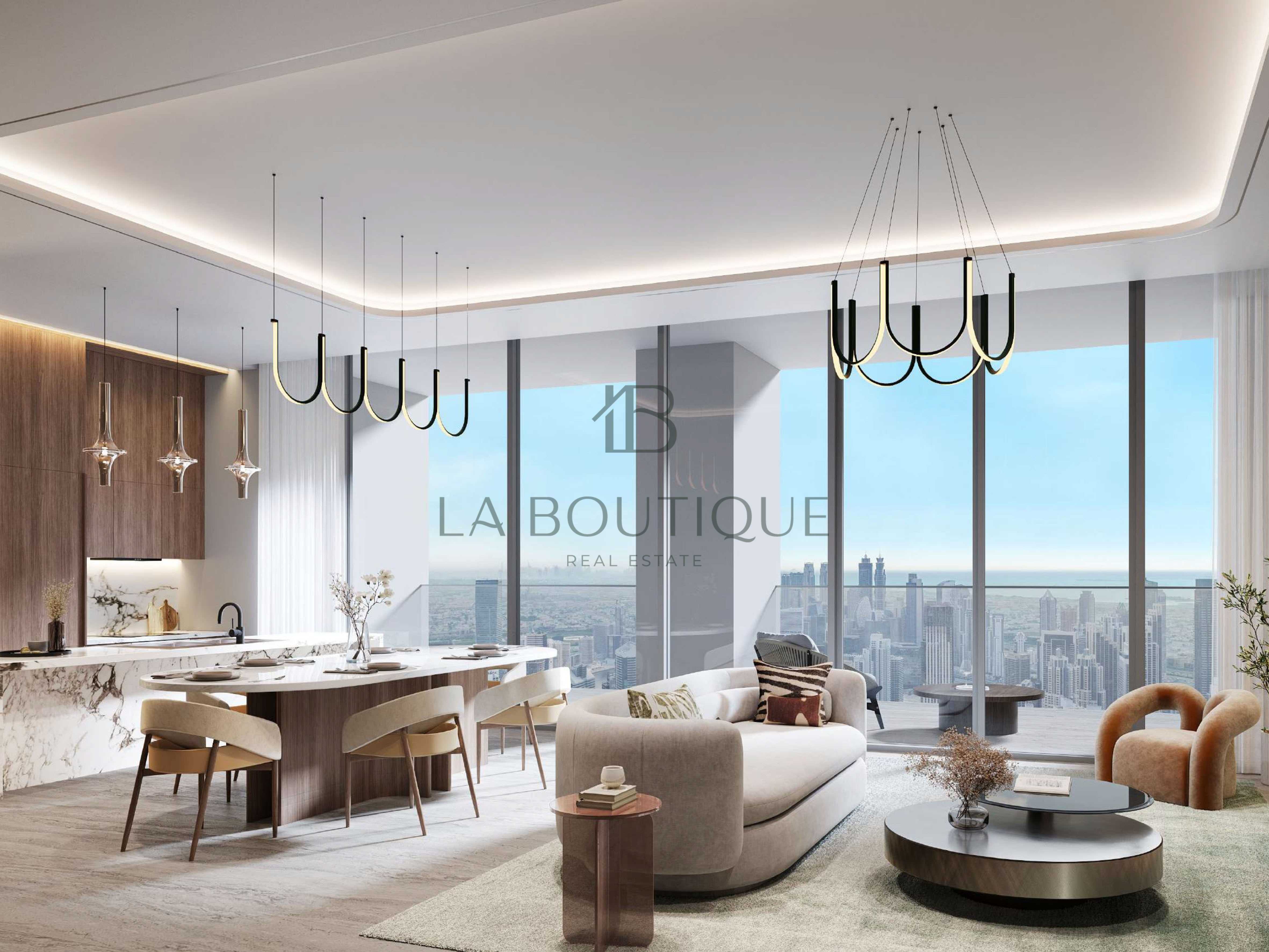 Full Burj Khalifa View | Big Lay out | High Floor