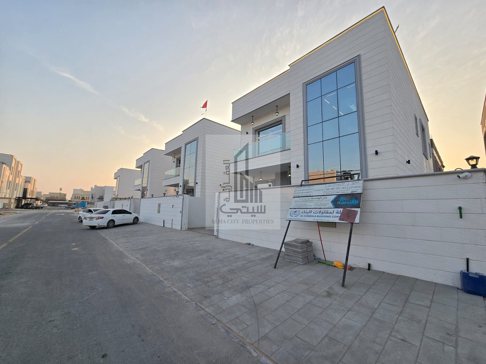 Luxury villa for sale in Ajman, including registration fees.