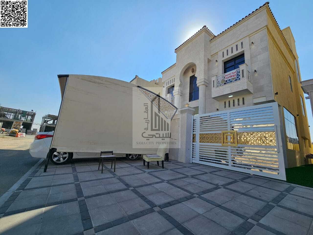 Villa for Sale in Al Amrah Consisting of: 6 Master Bedrooms • Majlis with Bathroom • Living Room with Bathroom • Main Kitchen • Maid's Room • L