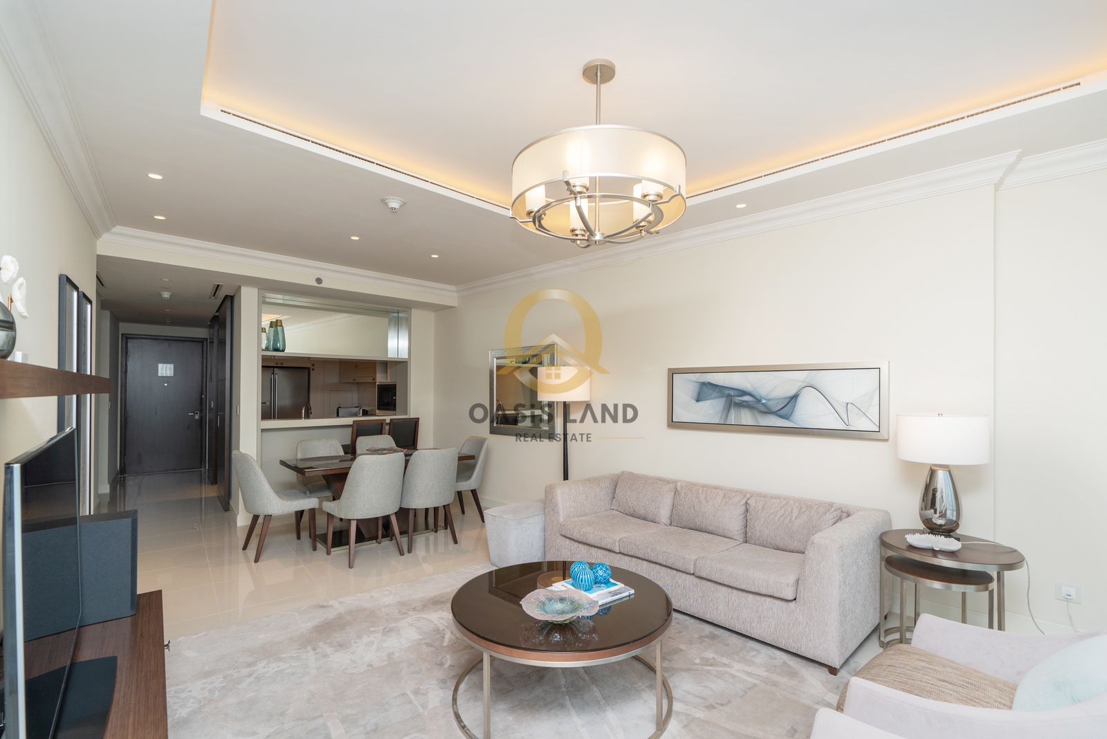 Luxury 2BHK in Fountain Views with Full Burj Khalifa View