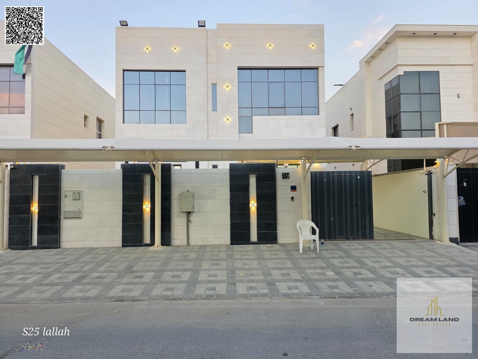 Super deluxe, personalized finishing – Prime location on a main road – Ready with electricity, water, and air conditioning. Luxury villa for sale in A