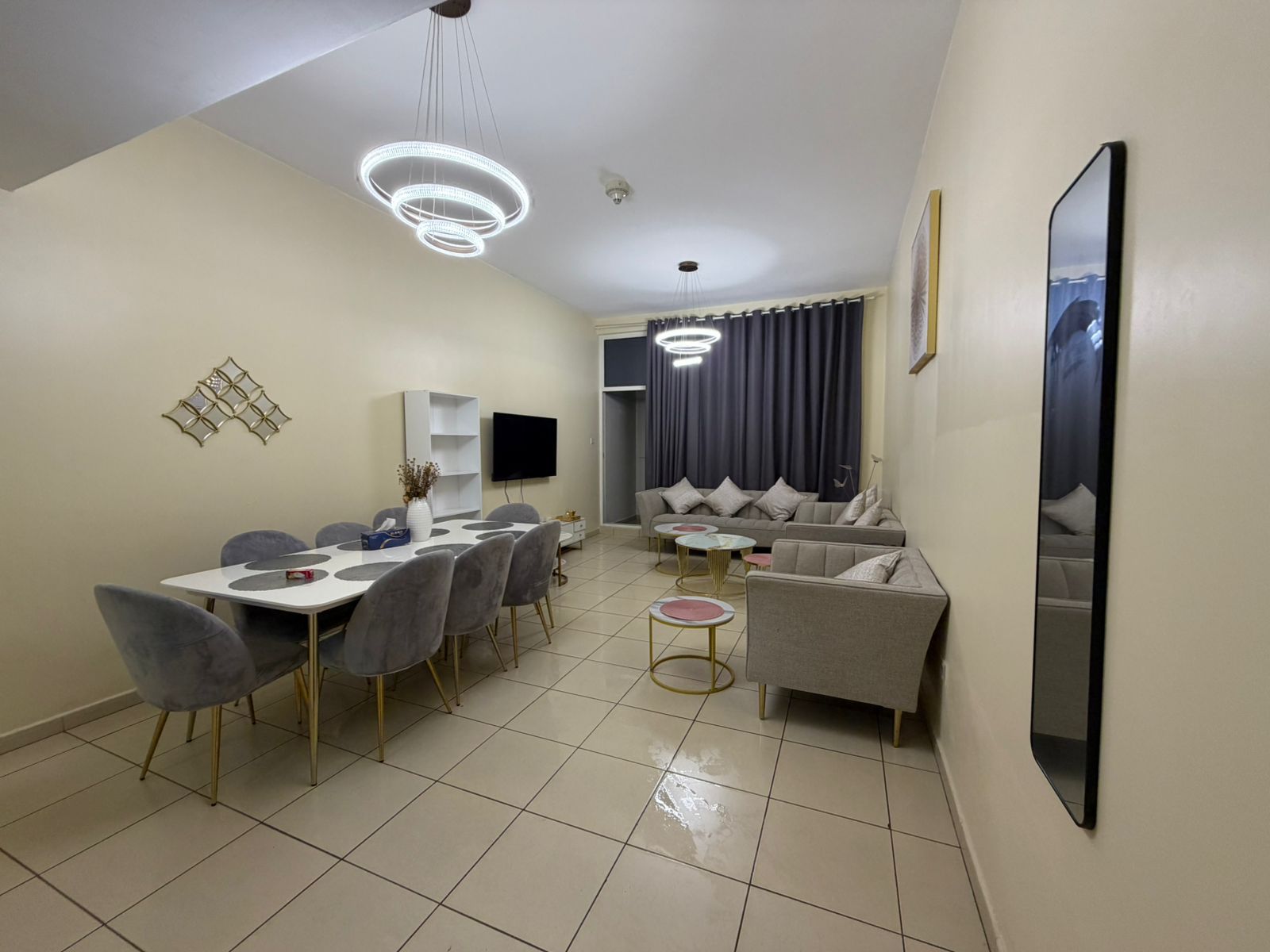 Two bedrooms and a living room for sale in Ajman One Towers at a bargain price