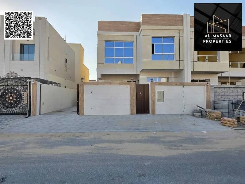 For sale: Modern villa directly behind the mosque in the heart of Al Zahia area. Freehold and inheritable. 4 master bedrooms with a yard.