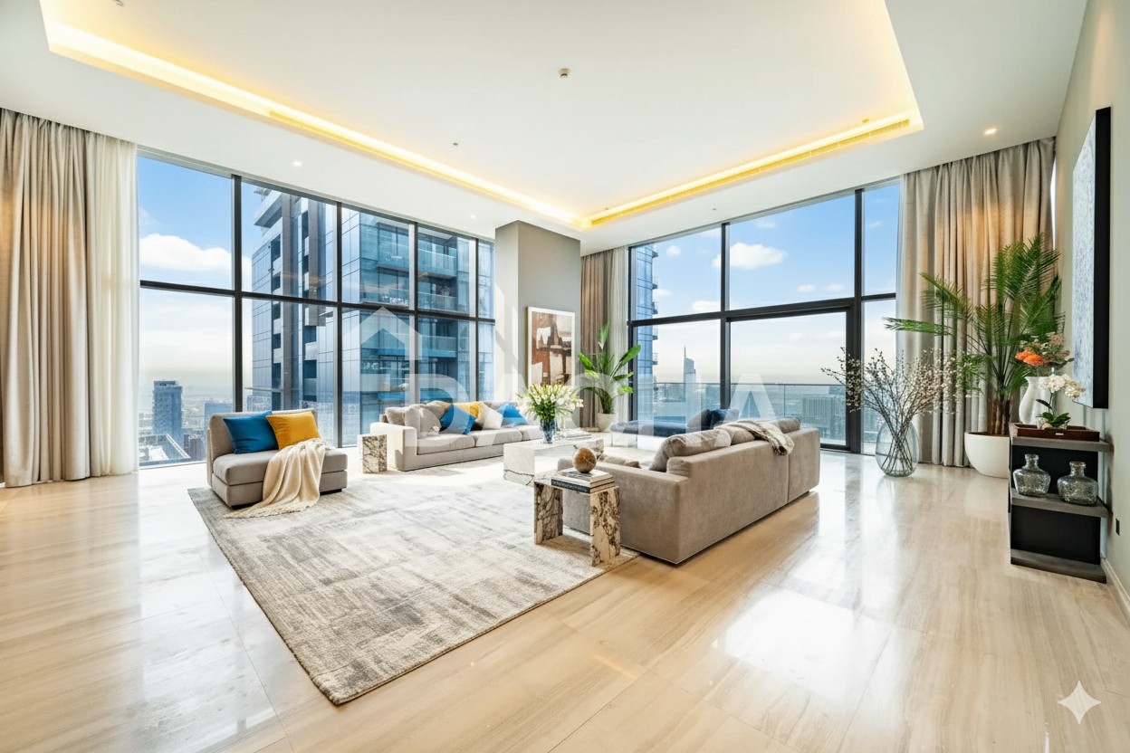 High Floor | Marina Sea View | Upgraded Penthouse