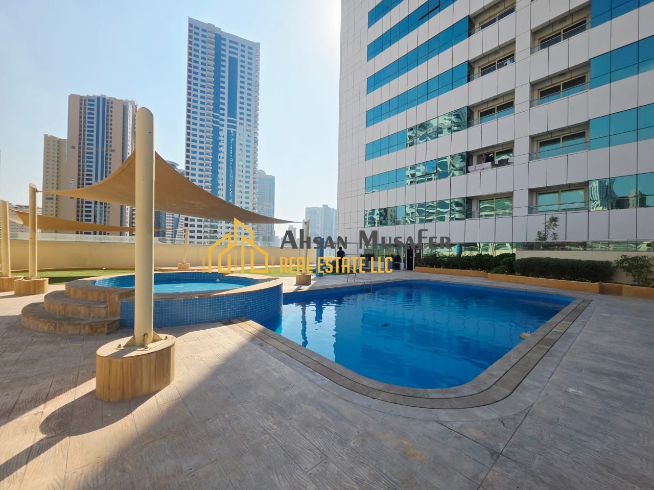 One month Free • Open Seeview 2bhk Flat Al Khan Corniche Sharjah. Free parking •gym,pool free • Central AC • Open view • Near Al Khan Corniche Area