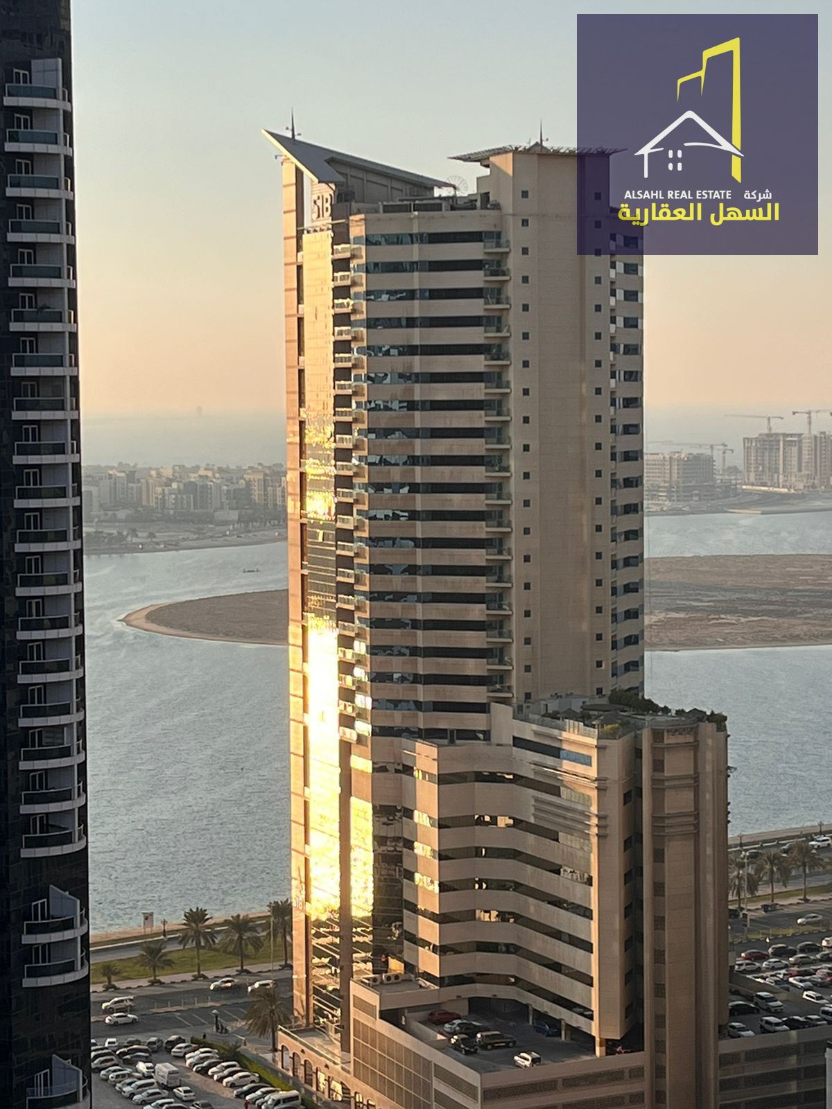Two-bedroom apartment, living room, and parking space in a strategic location