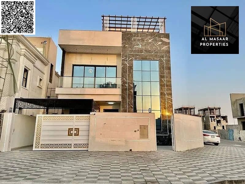 Corner villa with 7 master bedrooms and a roof terrace, price includes air conditioning, registration fees, and ownership, available to all nationalit