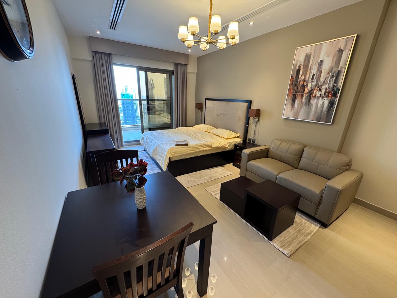 LIVE WITH LUXURY | FURNISHED STUDIO | HIGHER FLOOR