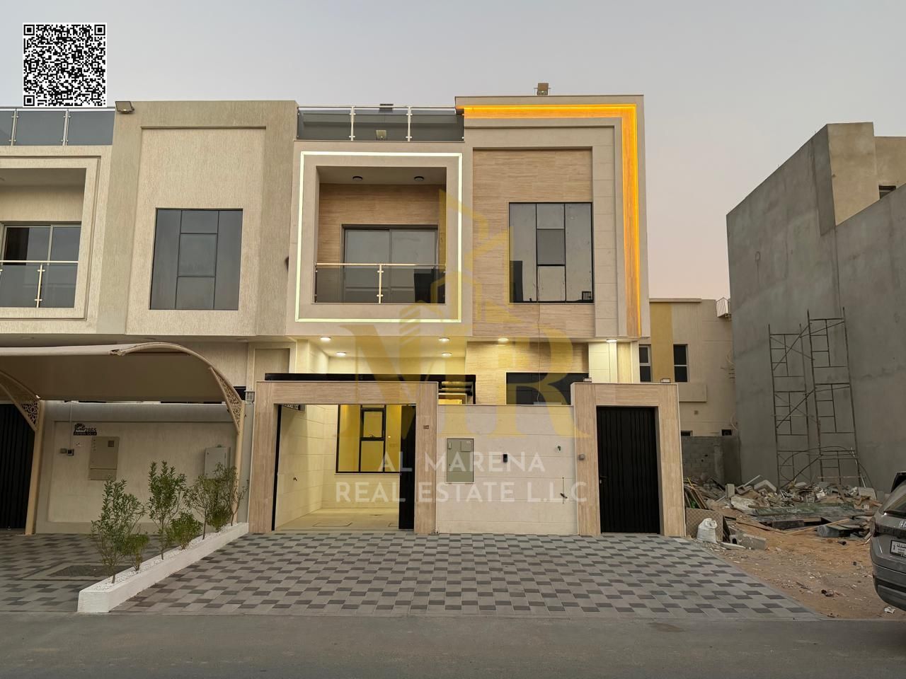 Stunning and comfortable townhouse for sale now, featuring 5 master bedrooms with built-in wardrobes in a prestigious area of Al Yasmin