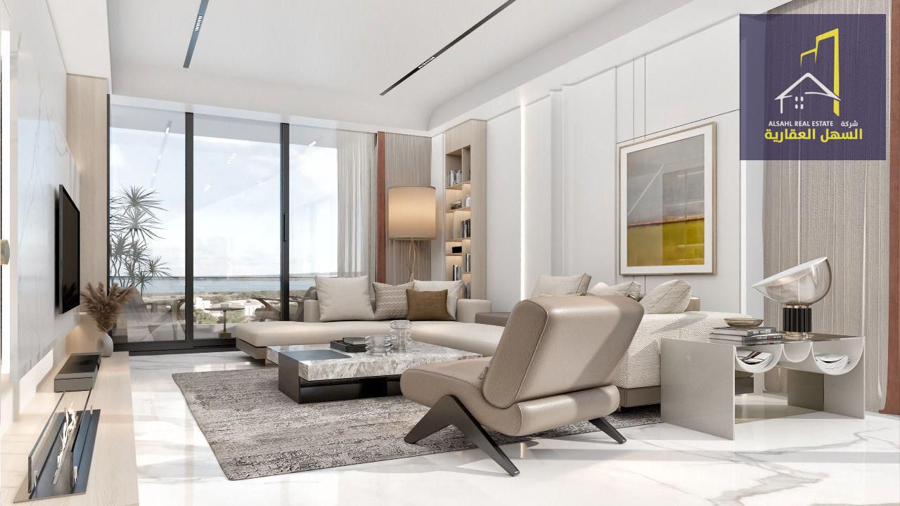One-bedroom apartments (1400 sq ft starting at AED 1,050,000, and two-bedroom apartments (1900 sq ft) starting at AED 1,430,000