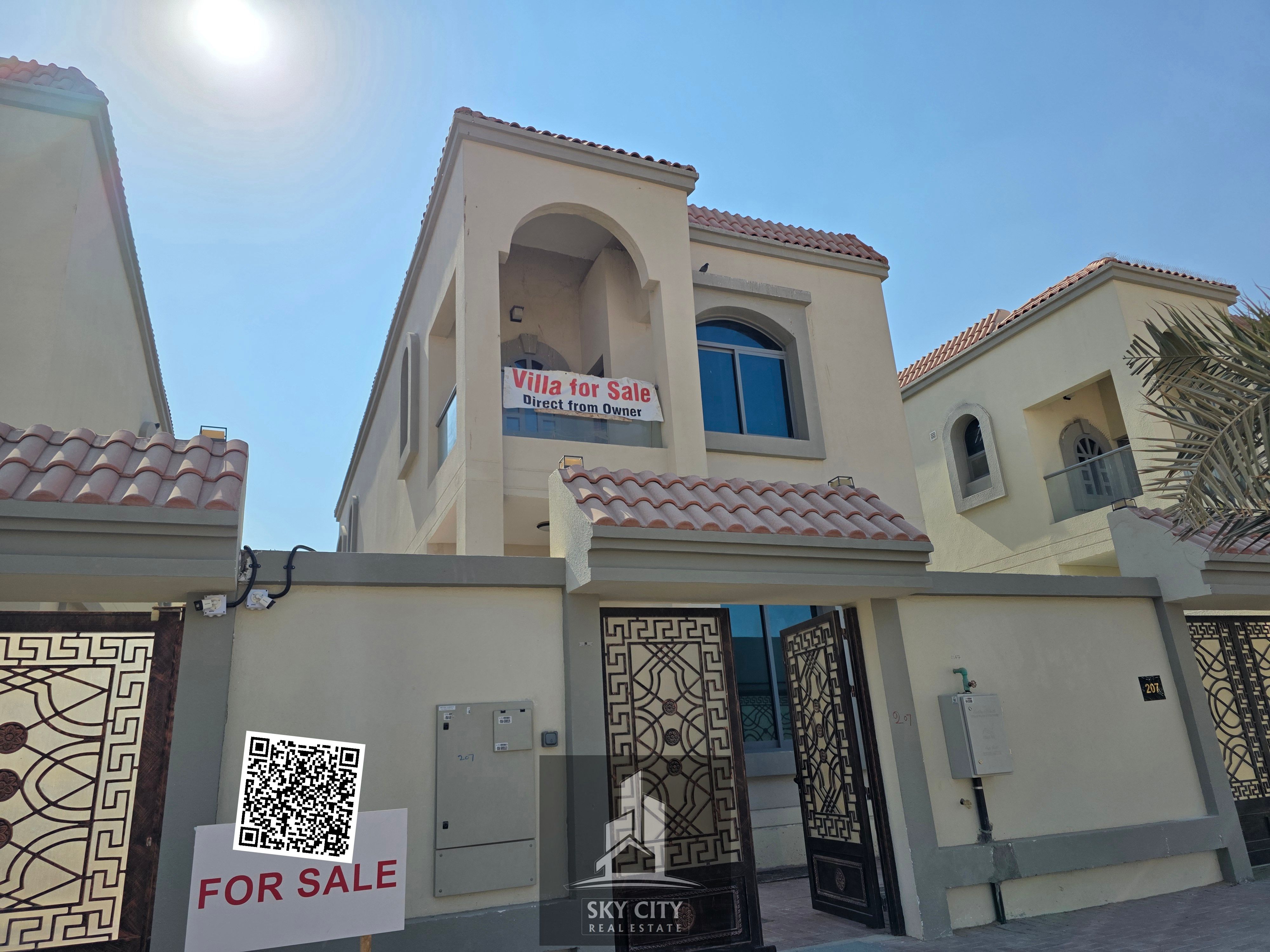 Villa for sale including electricity and AC