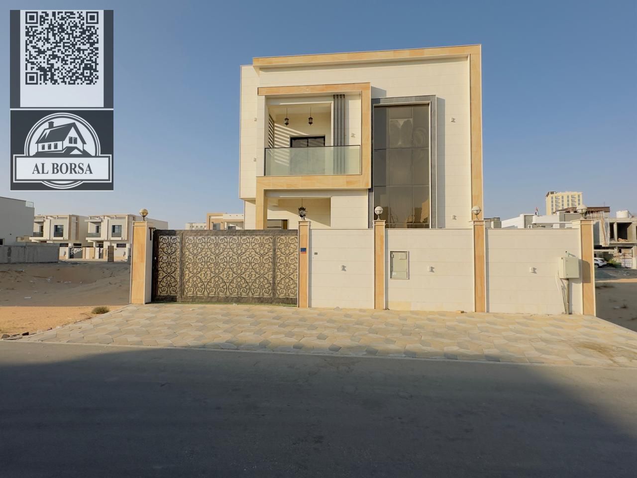For Rent: Luxurious villa in Al Yasmin area, second occupancy 5 master bedrooms, living room, majlis, and maid's room Price: AED 115,000