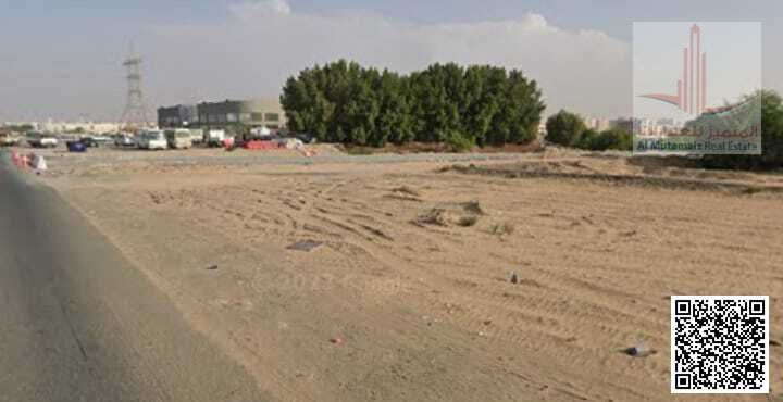 For sale in Ajman, industrial land in Al Jurf Industrial Area 2, excellent location, land area 6725 sq ft, asking price 2,400,000