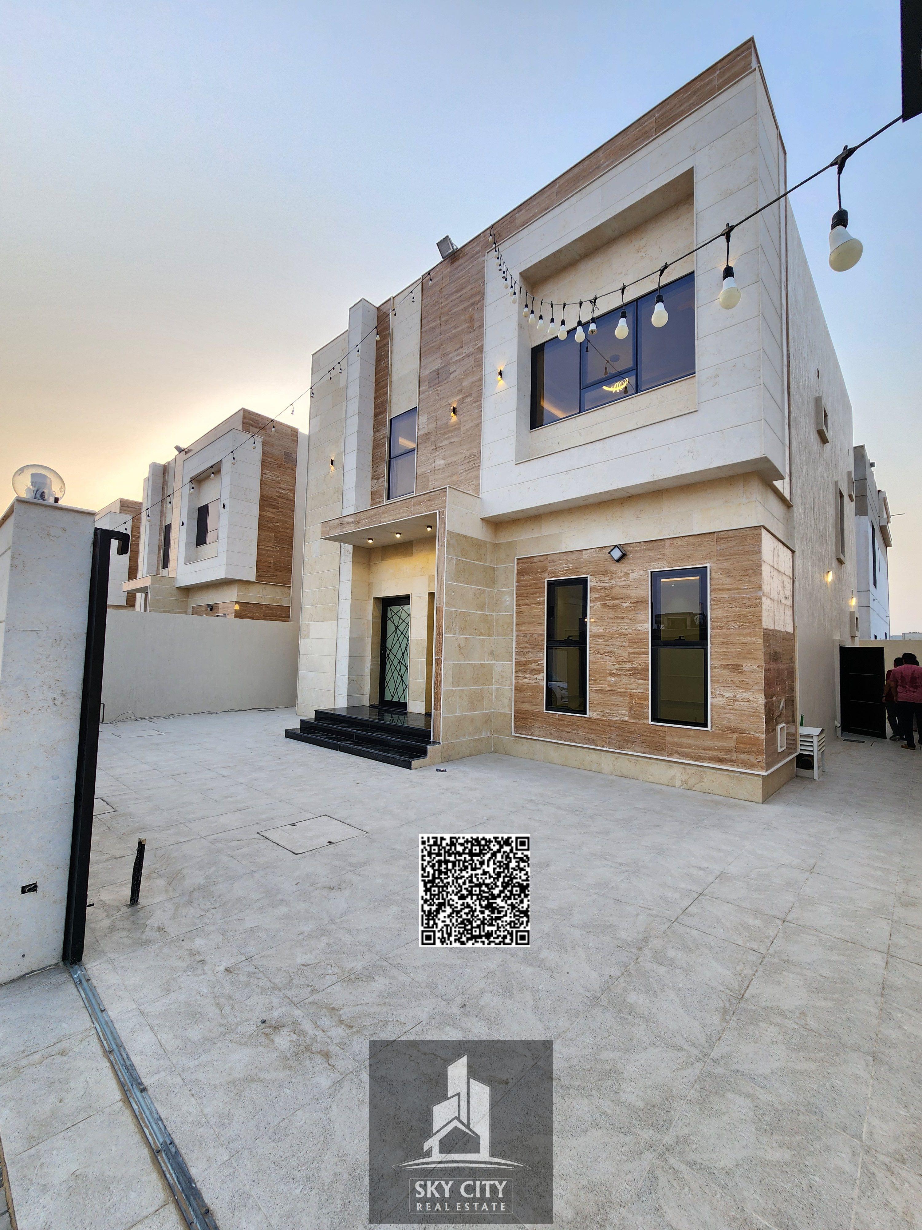 Villa for sale with water and electricity in Al helwi