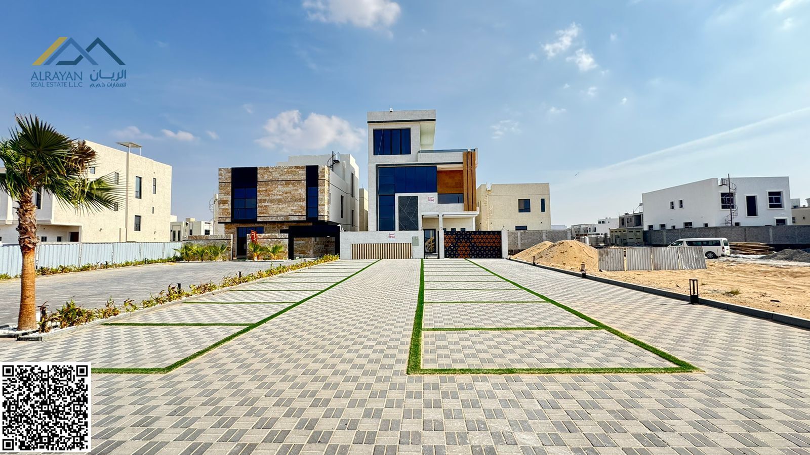 Luxury villa, registration fees included, setback of more than 25 meters