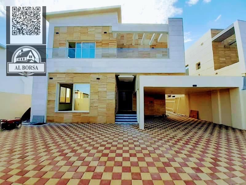 Villa for rent in Al Muwaihat 1, commercial, 5 master bedrooms, majlis, living room with kitchen and maid's room