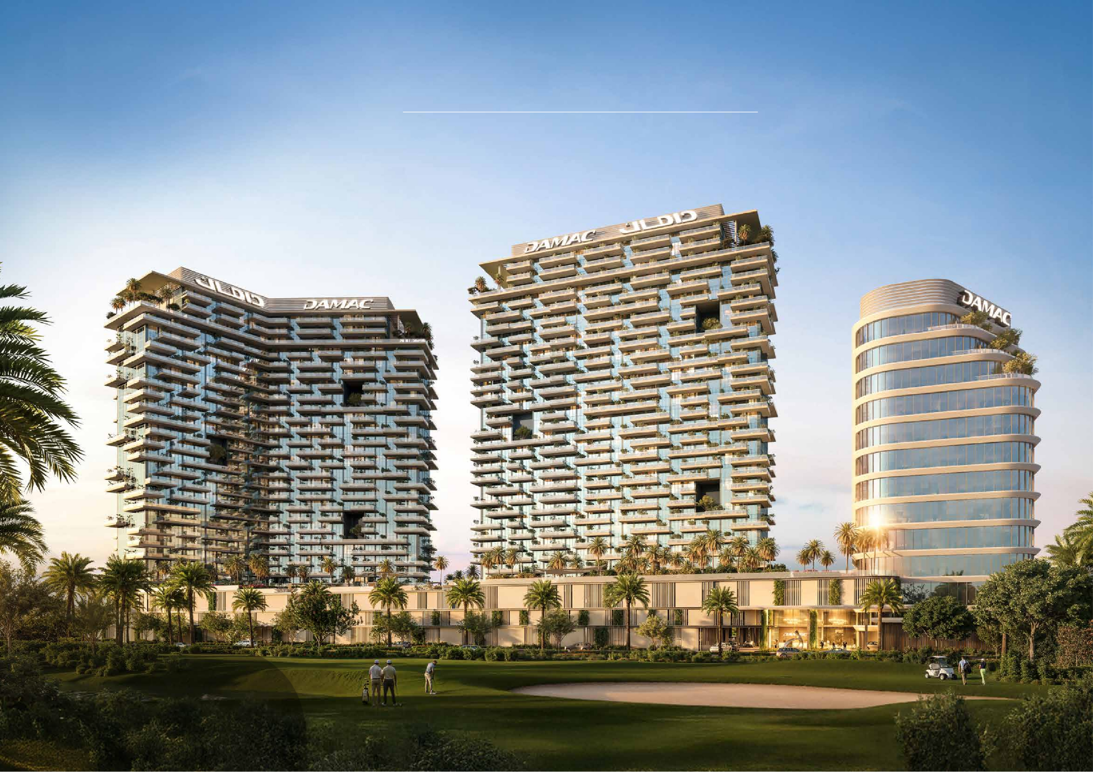 1BR Damac District | 1% Monthly | Golf Course Views |
