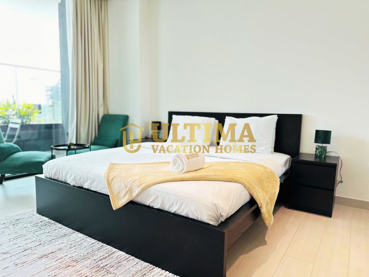 Modern and Compact studio with direct Pool Access