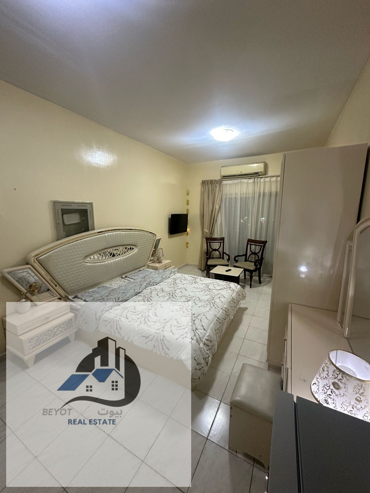 Studio apartment for monthly rent in Ajman, Al Rawda area