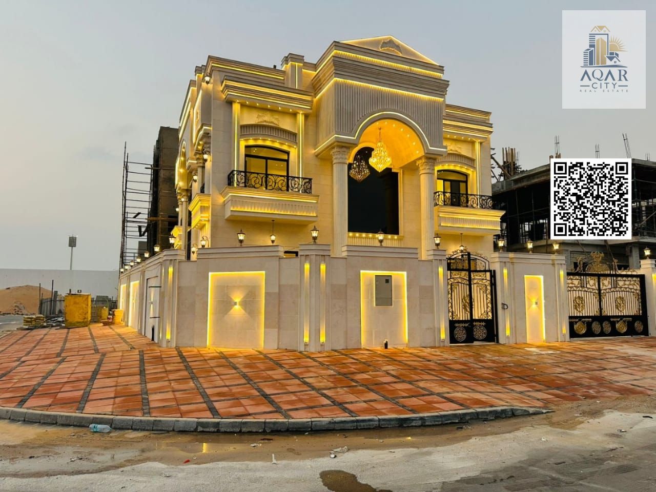 **A strategic location near all services Excellent location on the corner of two streets, negotiable and a large area **Easy access to main roads** (for all services) **A quiet and family neighborhood that provides privacy and comfort**