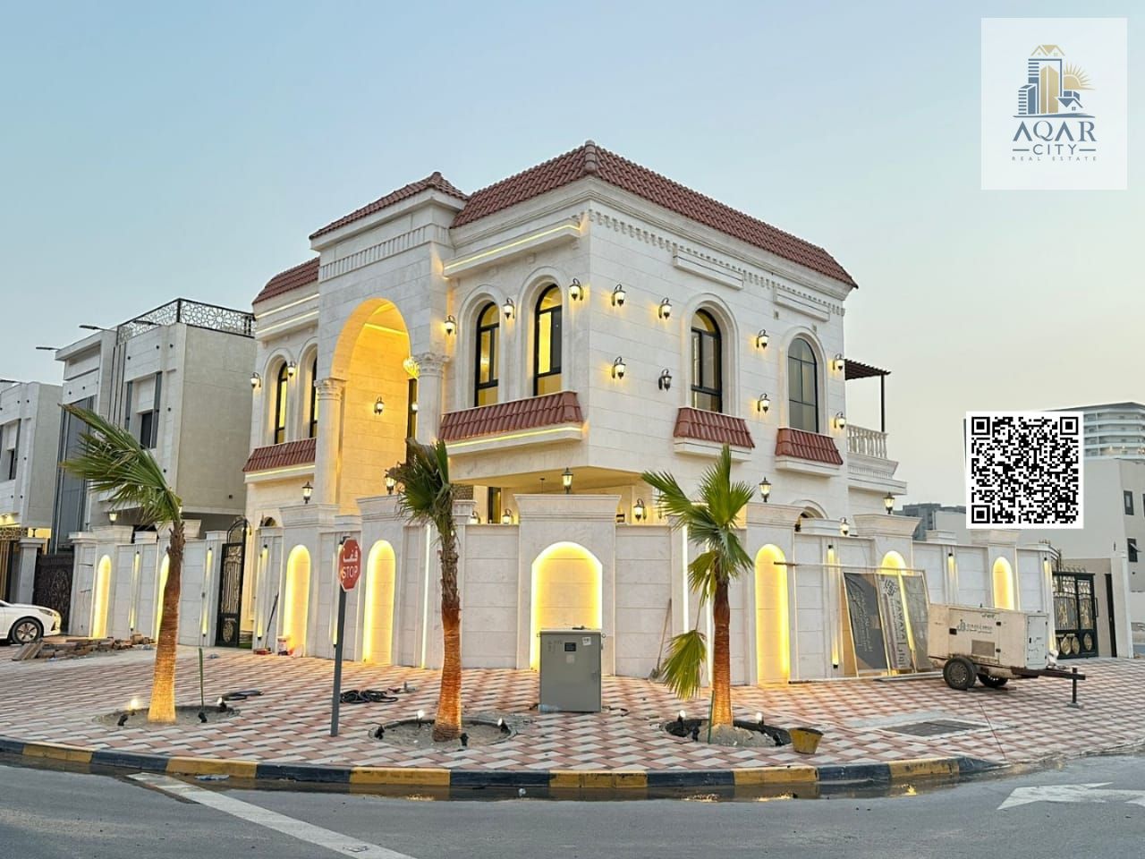 **A strategic location near all services Excellent location on the corner of two streets, negotiable and a large area **Easy access to main roads** (for all services) **A quiet and family neighborhood that provides privacy and comfort**